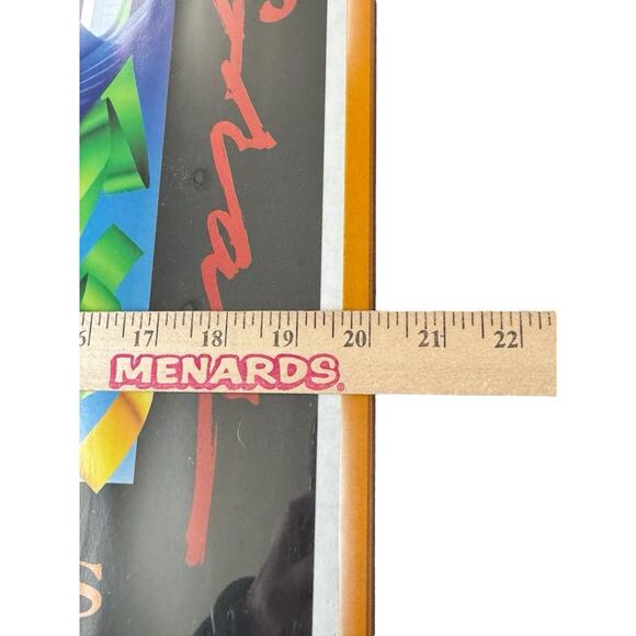 1993 Mardi Gras New Orleans Party Poster Signed Masks Attributed Frankie Flores - Picture 5 of 11